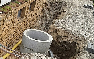 Feuchter Keller Drainage legen